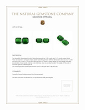 2.30 Ct.Tw.Total Carat Weight Tsavorite Garnet Pair from Madagascar Appraisal