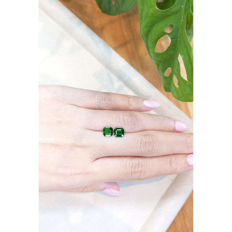 2.30 Ct.Tw. Tsavorite Garnet Pair from Madagascar