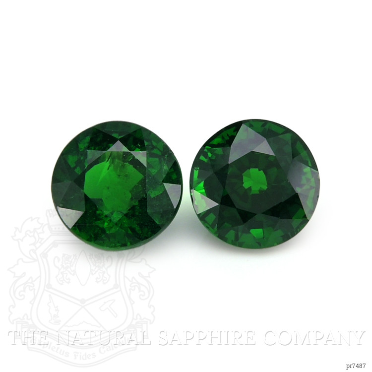 4.05 Ct.Tw. Tsavorite Garnet Pair from Madagascar