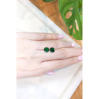 4.05 Ct.Tw.Total Carat Weight Tsavorite Garnet Pair from Madagascar Life Style