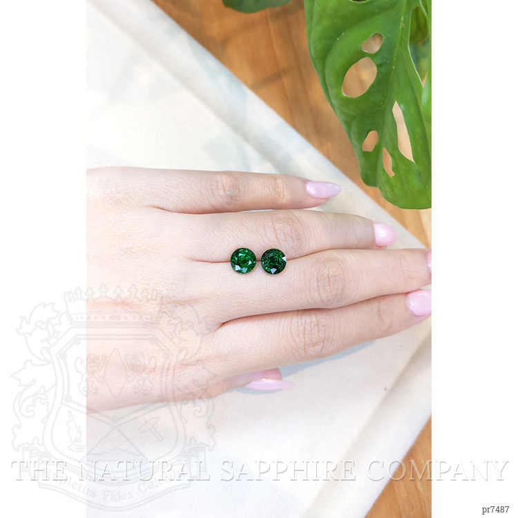 4.05 Ct.Tw. Tsavorite Garnet Pair from Madagascar