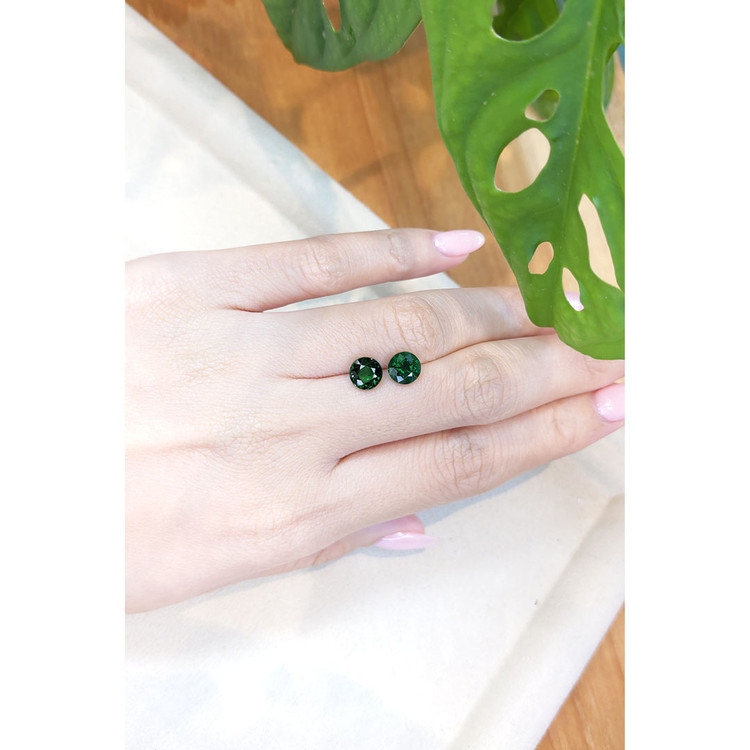 3.25 Ct.Tw. Tsavorite Garnet Pair from Madagascar