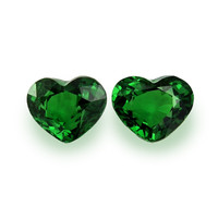2.00 Ct.Tw.Total Carat Weight Tsavorite Garnet Pair from Madagascar Video