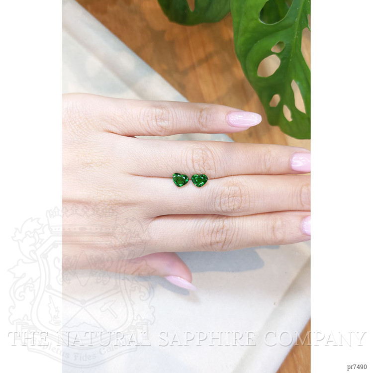 2.00 Ct.Tw. Tsavorite Garnet Pair from Madagascar