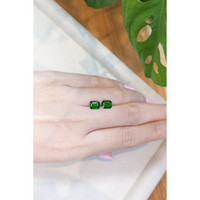 2.68 Ct.Tw.Total Carat Weight Tsavorite Garnet Pair from Madagascar Life Style