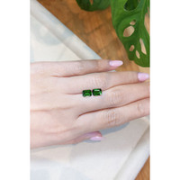 2.19&nbsp;Ct.Tw.Total Carat Weight Tsavorite Garnet Pair from Madagascar Life Style