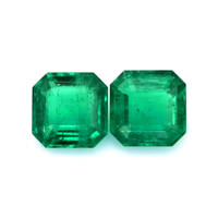 1.27 Ct.Tw.Total Carat Weight Emerald Pair from Afghanistan Video