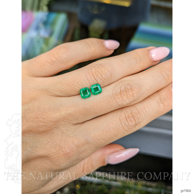 1.27 Ct.Tw. Emerald Pair from Afghanistan