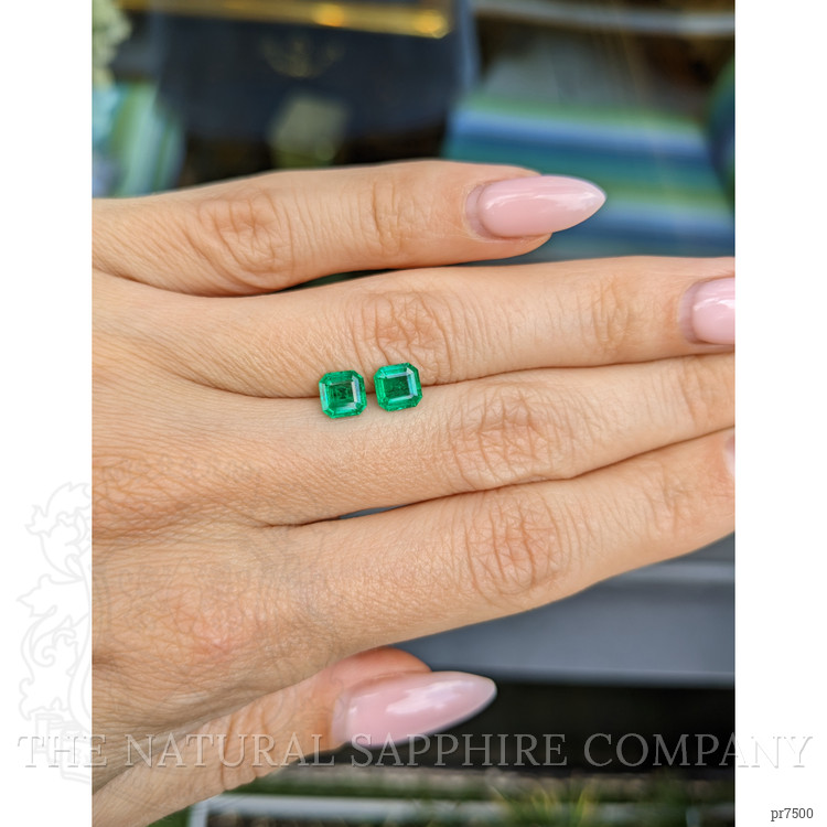 1.27 Ct.Tw. Emerald Pair from Afghanistan