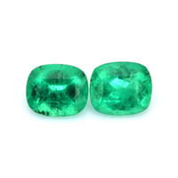 1.22 Ct.Tw.Total Carat Weight Emerald Pair from Afghanistan Video