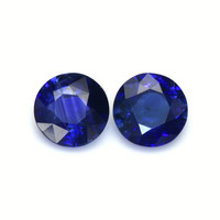 3.04&nbsp;Ct.Tw.Total Carat Weight Blue Sapphire Pair from Ceylon (Sri Lanka) Video