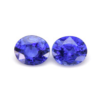 1.79&nbsp;Ct.Tw.Total Carat Weight Blue Sapphire Pair from Ceylon (Sri Lanka) Video