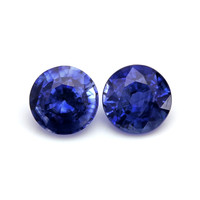 3.29&nbsp;Ct.Tw.Total Carat Weight Blue Sapphire Pair from Ceylon (Sri Lanka) Video