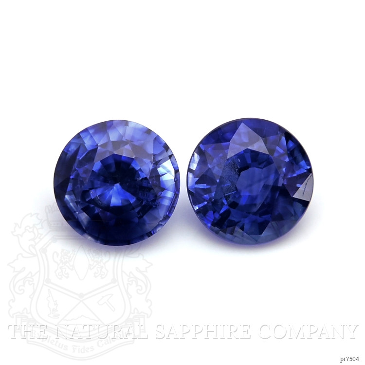 3.29 Ct.Tw. Blue Sapphire Pair from Ceylon (Sri Lanka)