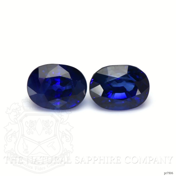 4.70 Ct.Tw. Blue Sapphire Pair from Ceylon (Sri Lanka)