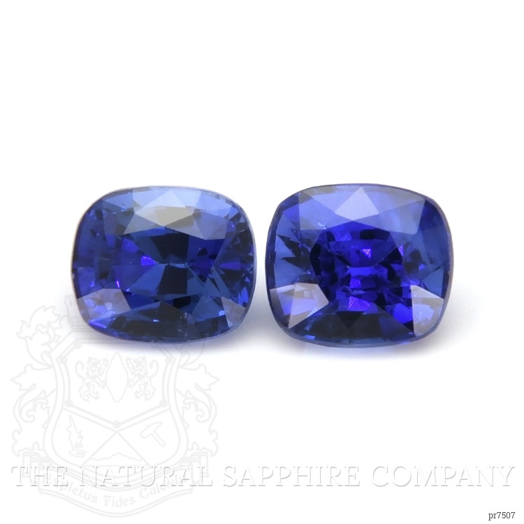 2.14 Ct.Tw. Blue Sapphire Pair from Ceylon (Sri Lanka)