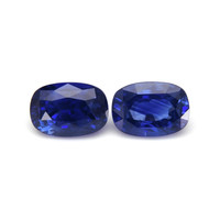 4.38&nbsp;Ct.Tw.Total Carat Weight Blue Sapphire Pair from Ceylon (Sri Lanka) Video