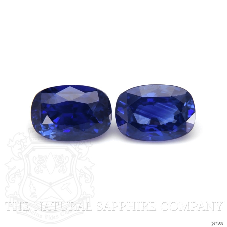 4.38 Ct.Tw. Blue Sapphire Pair from Ceylon (Sri Lanka)