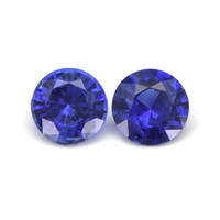 1.96&nbsp;Ct.Tw.Total Carat Weight Blue Sapphire Pair from Ceylon (Sri Lanka) Video