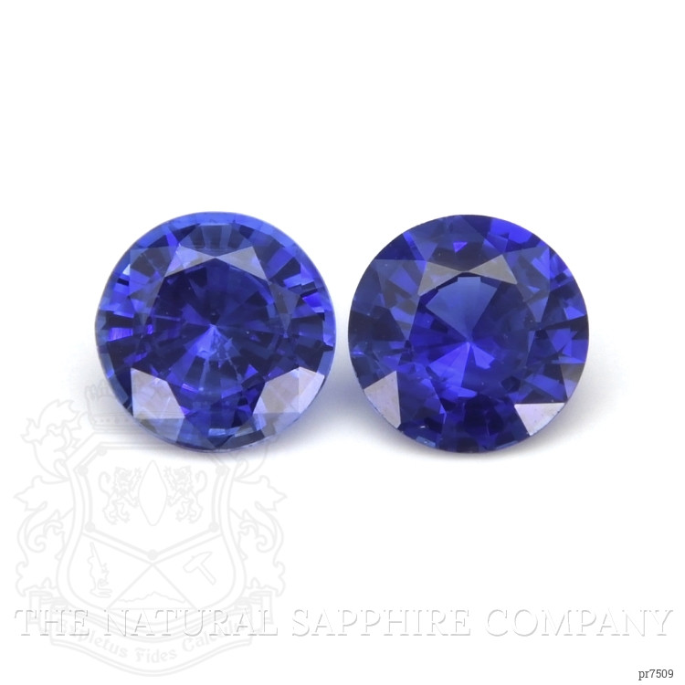 1.96 Ct.Tw. Blue Sapphire Pair from Ceylon (Sri Lanka)