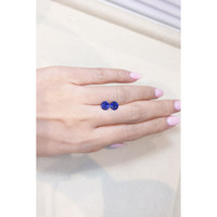 2.86&nbsp;Ct.Tw.Total Carat Weight Blue Sapphire Pair from Ceylon (Sri Lanka) Life Style