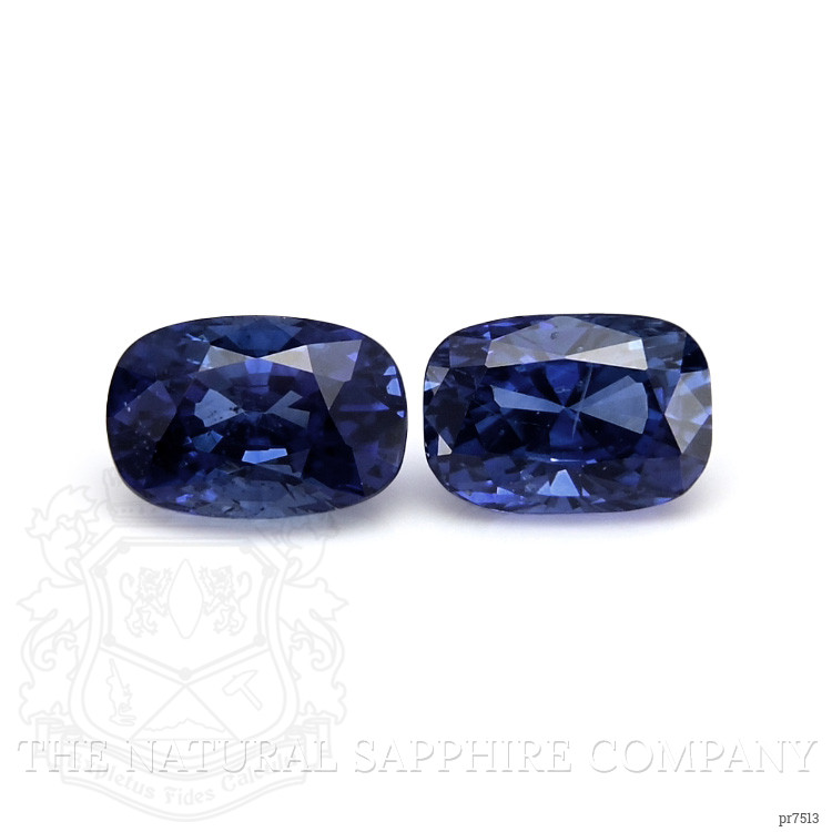 4.06 Ct.Tw. Blue Sapphire Pair from Ceylon (Sri Lanka)