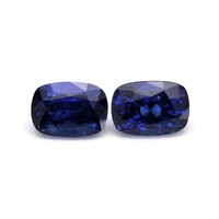5.24&nbsp;Ct.Tw.Total Carat Weight Blue Sapphire Pair from Ceylon (Sri Lanka) Video