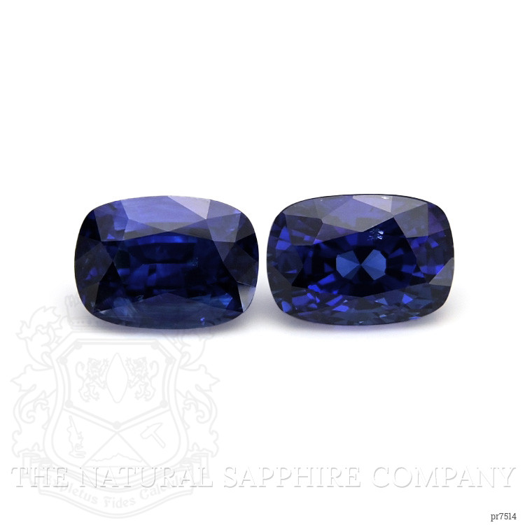 5.24 Ct.Tw. Blue Sapphire Pair from Ceylon (Sri Lanka)