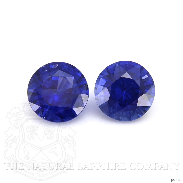 2.37 Ct.Tw. Blue Sapphire Pair from Ceylon (Sri Lanka)