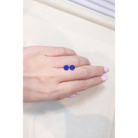 2.37&nbsp;Ct.Tw.Total Carat Weight Blue Sapphire Pair from Ceylon (Sri Lanka) Life Style