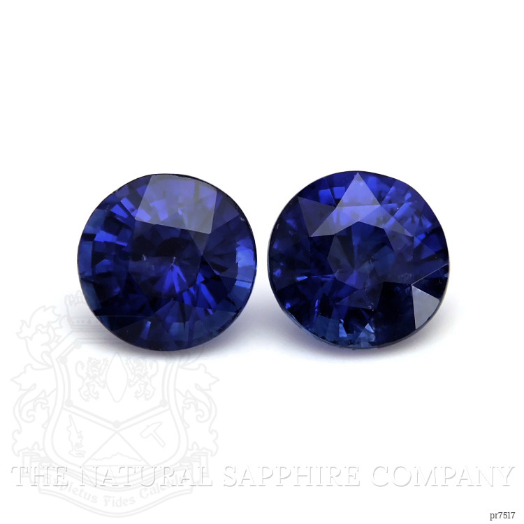 3.23 Ct.Tw. Blue Sapphire Pair from Ceylon (Sri Lanka)