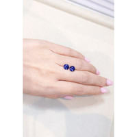 3.23&nbsp;Ct.Tw.Total Carat Weight Blue Sapphire Pair from Ceylon (Sri Lanka) Life Style