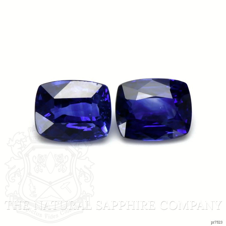 3.93 Ct.Tw. Blue Sapphire Pair from Ceylon (Sri Lanka)