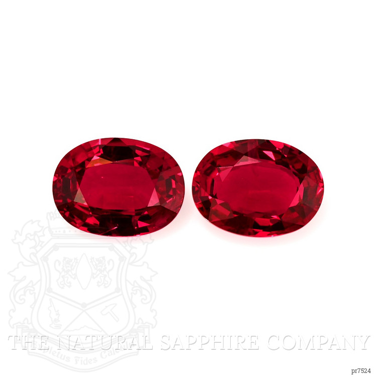 2.14 Ct.Tw. Ruby Pair from Mozambique