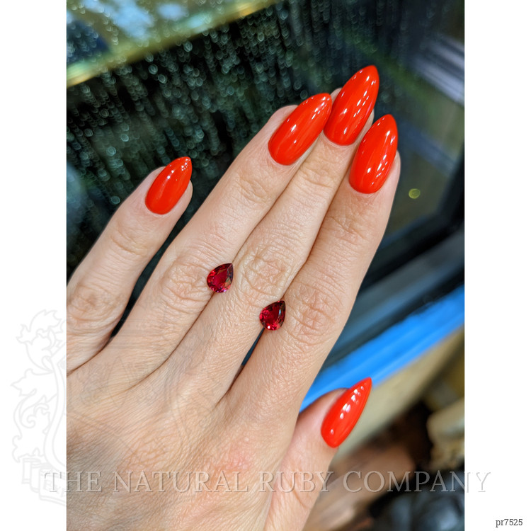 2.19 Ct.Tw. Ruby Pair from Mozambique