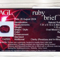 2.26 Ct.Tw.Total Carat Weight Ruby Pair from Mozambique Scan Report