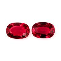 2.26 Ct.Tw.Total Carat Weight Ruby Pair from Mozambique Video