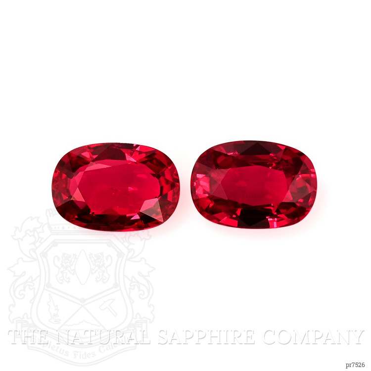2.26 Ct.Tw. Ruby Pair from Mozambique