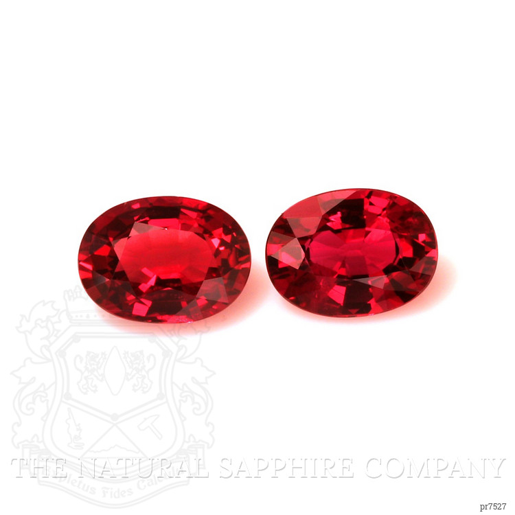 2.33 Ct.Tw. Ruby Pair from Mozambique