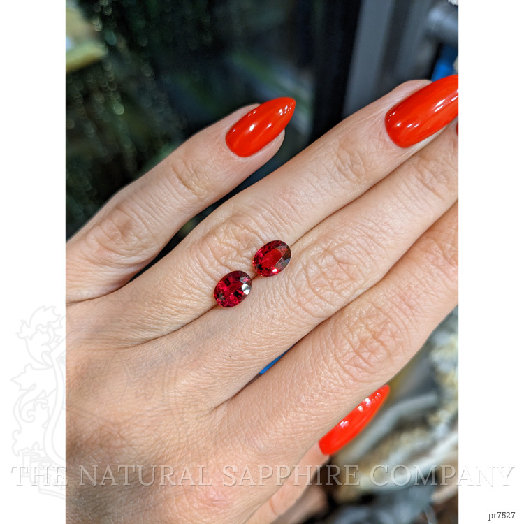 2.33 Ct.Tw. Ruby Pair from Mozambique