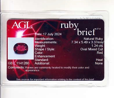 2.36 Ct.Tw. Ruby Pair from Mozambique