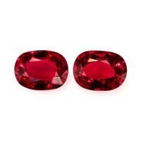 2.36 Ct.Tw.Total Carat Weight Ruby Pair from Mozambique Video