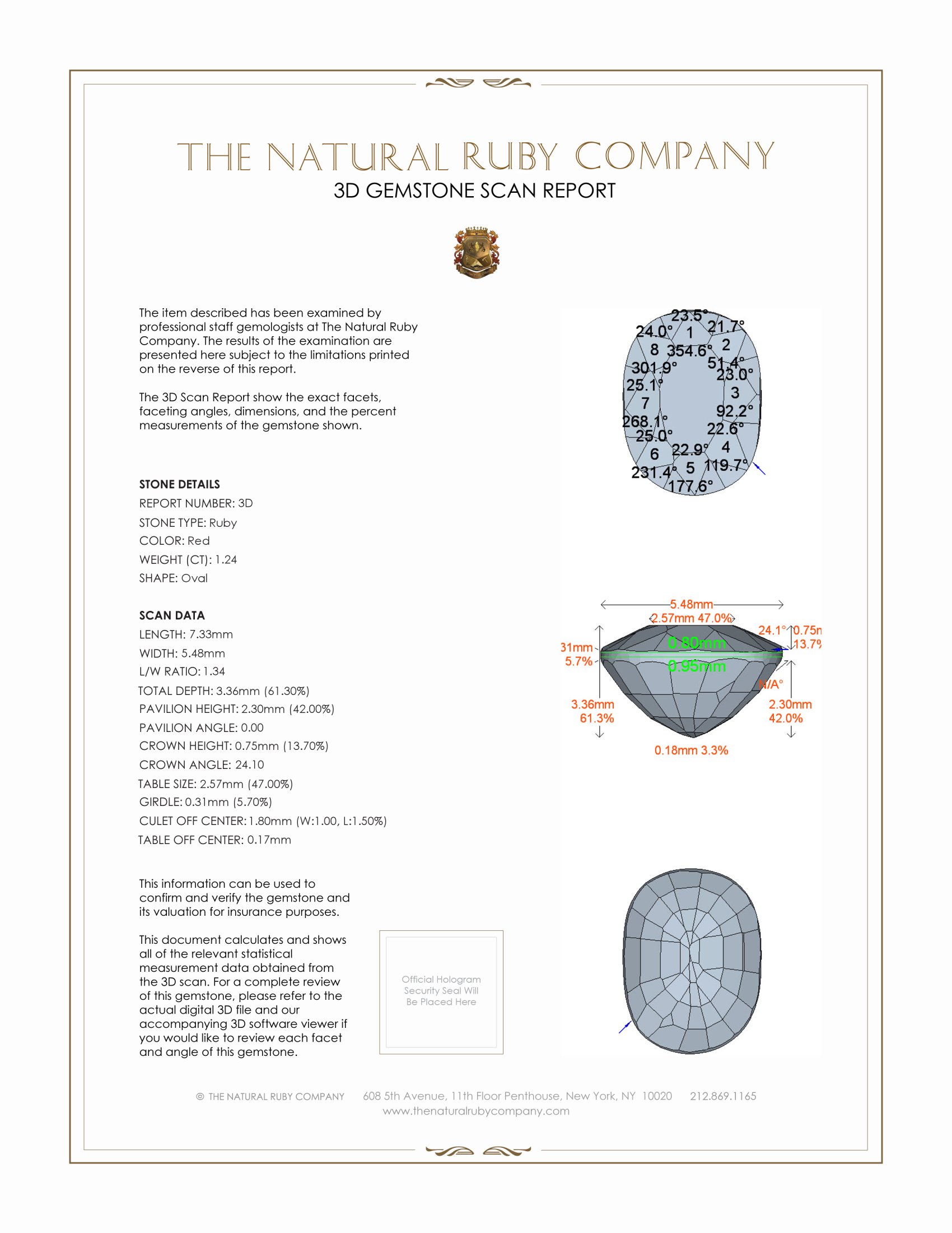 2.36 Ct.Tw. Ruby Pair from Mozambique