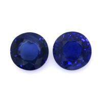 1.21&nbsp;Ct.Tw.Total Carat Weight Blue Sapphire Pair from Ceylon (Sri Lanka) Video