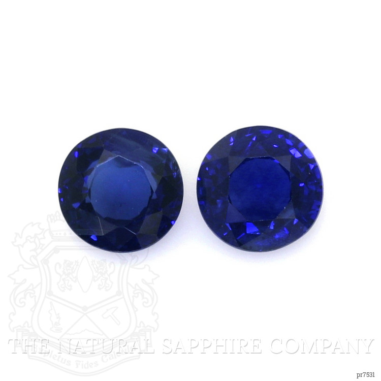 1.21 Ct.Tw. Blue Sapphire Pair from Ceylon (Sri Lanka)