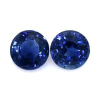 1.57&nbsp;Ct.Tw.Total Carat Weight Blue Sapphire Pair from Ceylon (Sri Lanka) Video