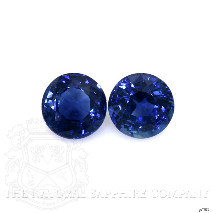 1.57 Ct.Tw. Blue Sapphire Pair from Ceylon (Sri Lanka)