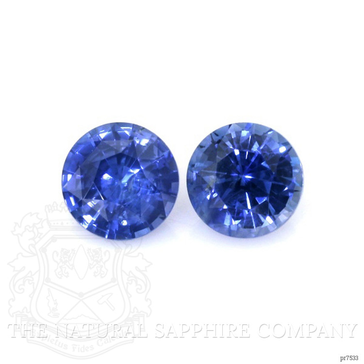 1.10 Ct.Tw. Blue Sapphire Pair from Ceylon (Sri Lanka)
