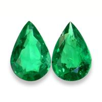 4.00 Ct.Tw.Total Carat Weight Emerald Pair from Zambia Video