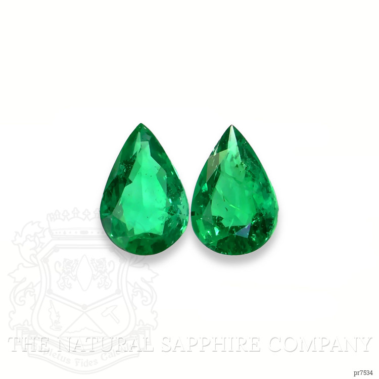 4.00 Ct.Tw. Emerald Pair from Zambia